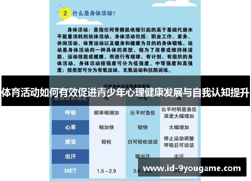 体育活动如何有效促进青少年心理健康发展与自我认知提升